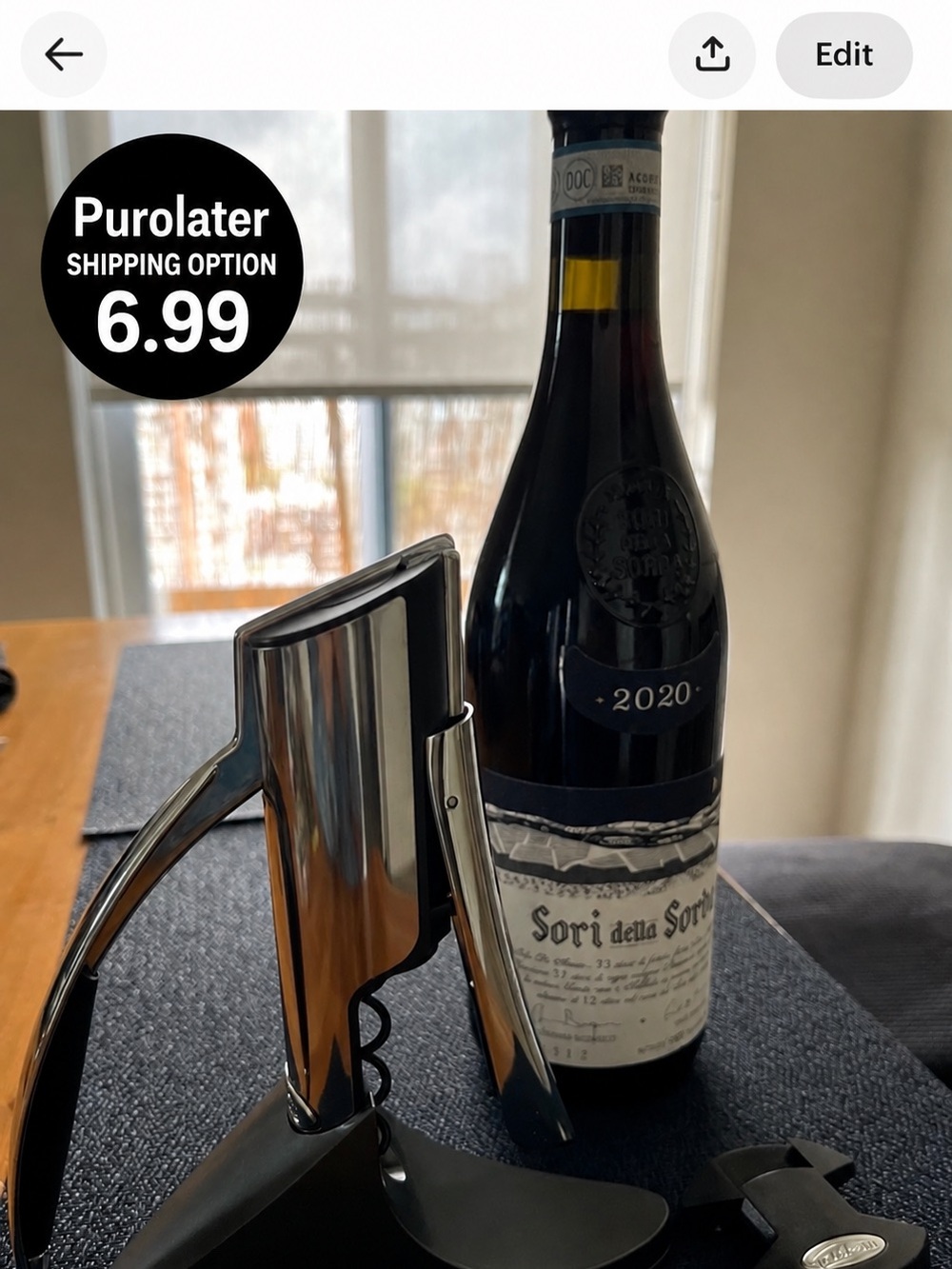 Rabbit Lever-Style Corkscrew Wine Opener